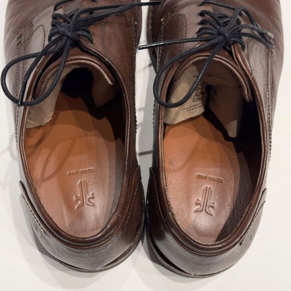 FRYE Corey Men’s Dark Brown Leather Plain Toe Oxford Shoes Size 11M main image 8